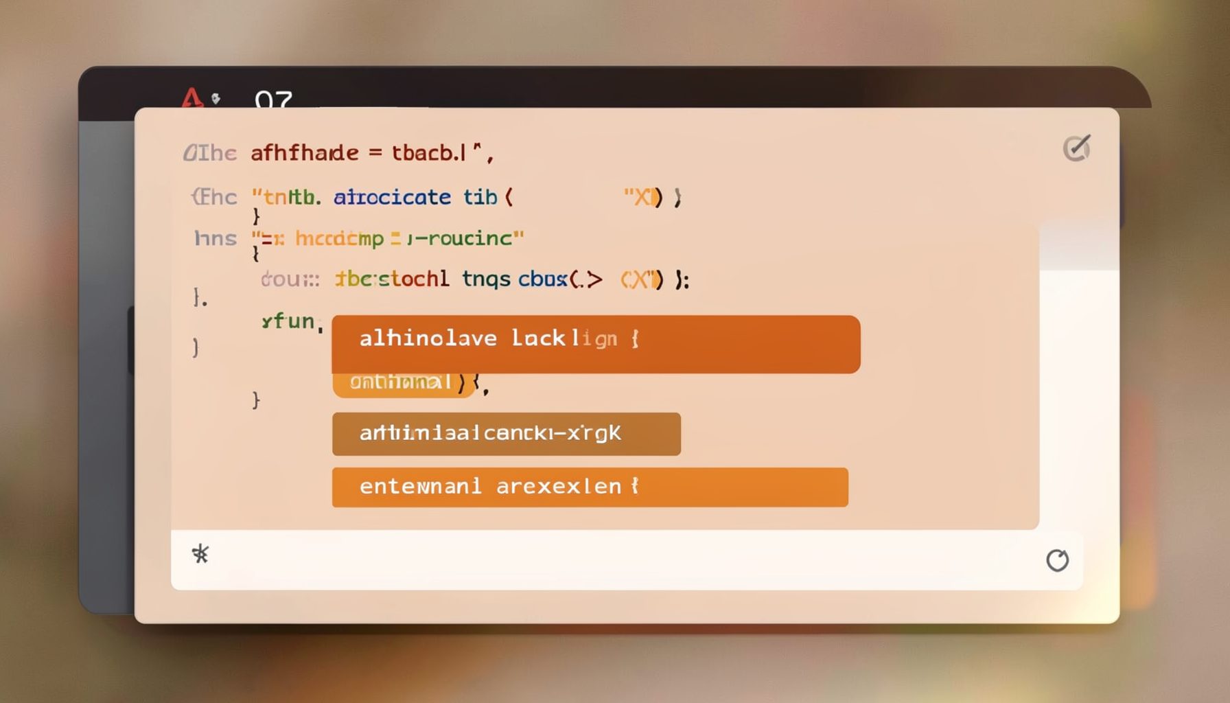 CSS code snippet on screen with affiliate link buttons styled in warm tones