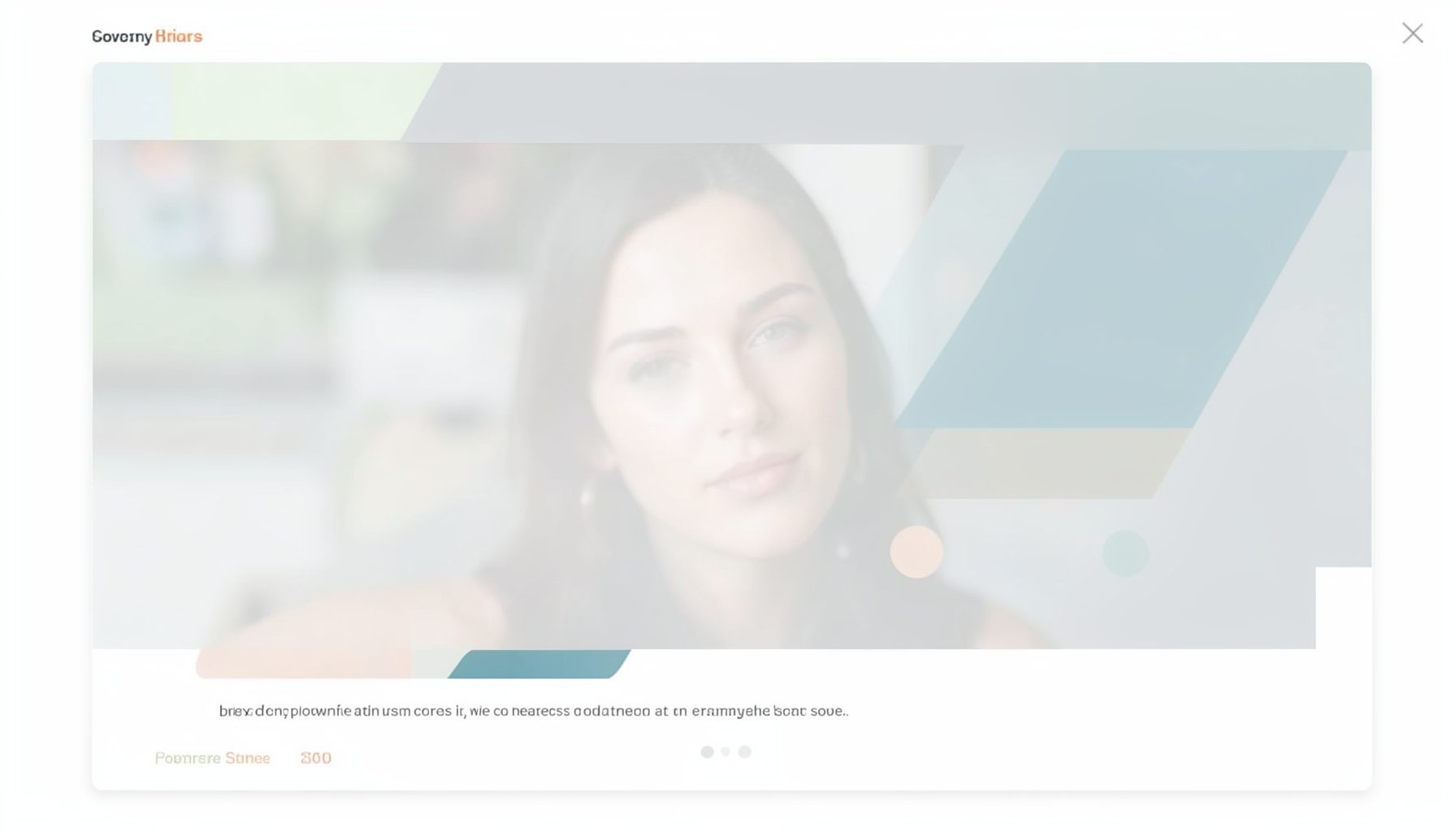 Stylized header card design on a blog page, clean layout with soft accent colors